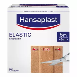 HANSAPLAST Elastiskt gips 6 cmx5 m, 1 st