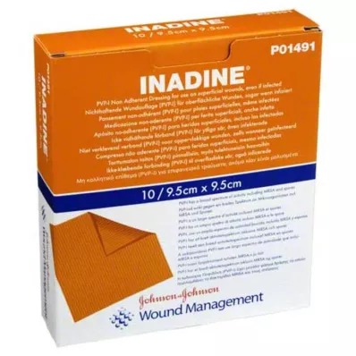 Inadine salva gasväv med Pvp Io, 10 st Inadine salva gasväv med Pvp Io, 10 st