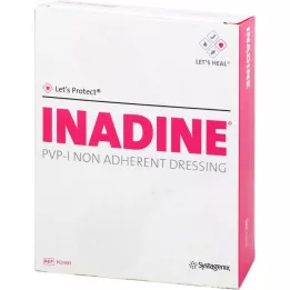 INADINE Salva gasbinda m. PVP Jod. 9,5x9,5cm, 25 st