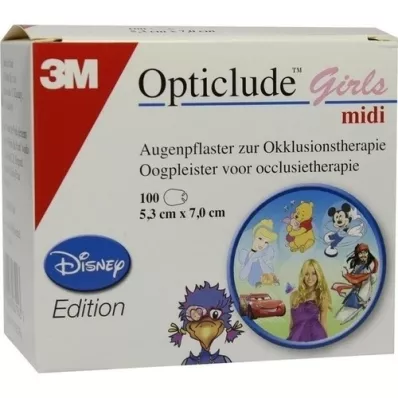 OPTICLUDE 3M Disney flickor midi 2538MDPG-100, 100 st