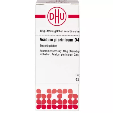 ACIDUM PICRINICUM D 4 kulor, 10 g
