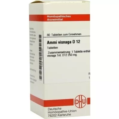 AMMI VISNAGA D 12 tabletter, 80 st
