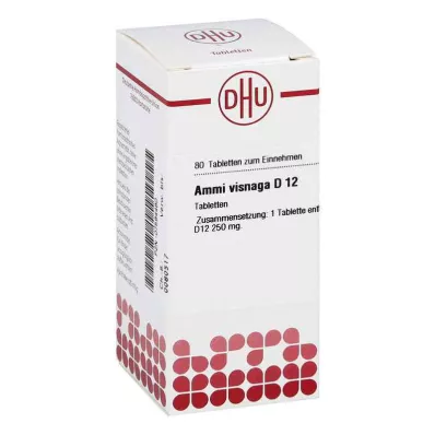 Ammi Visnaga D12 tabletter (80 stycken) Ammi Visnaga D12 tabletter (80 stycken)