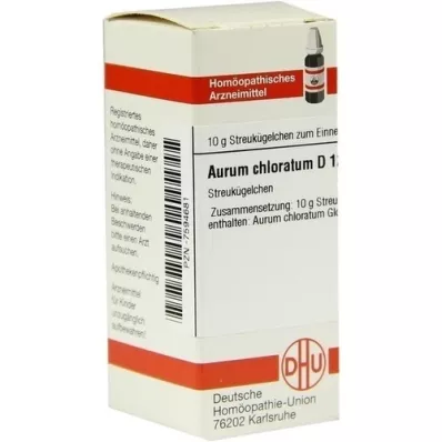 AURUM CHLORATUM D 12 kulor, 10 g