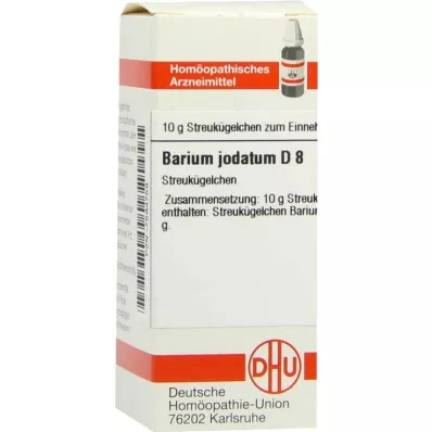 BARIUM JODATUM D 8 kulor, 10 g
