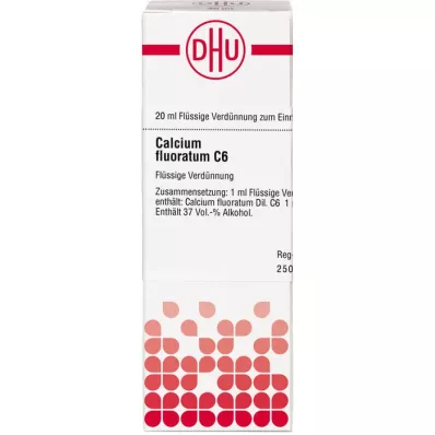 CALCIUM FLUORATUM C 6 Utspädning, 20 ml