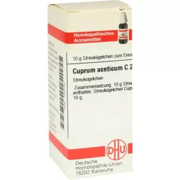 CUPRUM ACETICUM C 200 globuli, 10 g