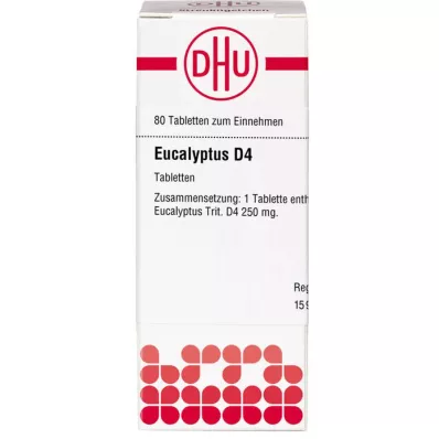 EUCALYPTUS D 4 tabletter, 80 pc