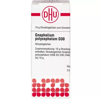 GNAPHALIUM POLYCEPHALUM D 30 globuli, 10 g