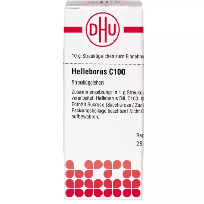 HELLEBORUS C 100 globuli, 10 g