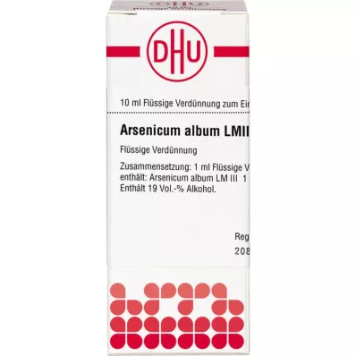 ARSENICUM ALBUM LM III Spädning, 10 ml