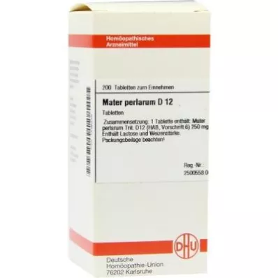 Mater Perlarum D12 tabletter (200 stycken)