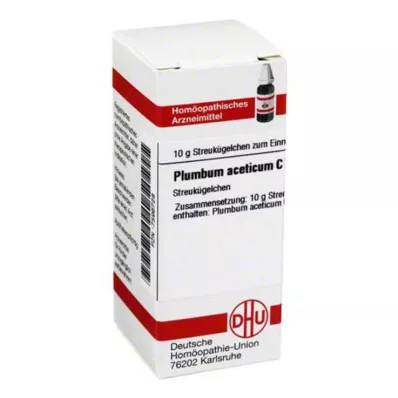 PLUMBUM ACETICUM C 30 globuli, 10 g