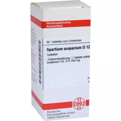 DHU Spartium Scoparium D 12 tabletter, 80 st