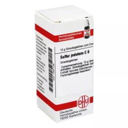 SULFUR JODATUM C 6 globuli, 10 g