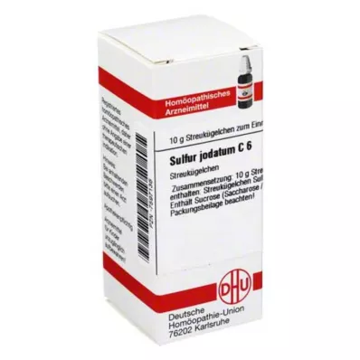 SULFUR JODATUM C 6 globuli, 10 g