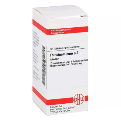 THIOSINAMINUM C 3 tabletter, 80 pc