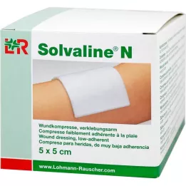 SOLVALINE N Kompresser 5x5 cm sterila, 25 st