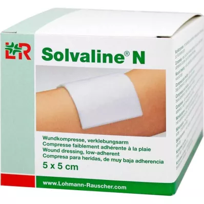 Solvaline N 5x5 cm sterila kompresser, 25 st Solvaline N 5x5 cm sterila kompresser, 25 st