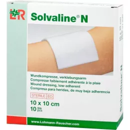 SOLVALINE N Kompresser 10x10 cm sterila, 10 st