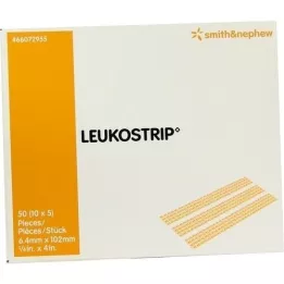 LEUKOSTRIP Suturremsor 6,4x102 mm, 10X5 st