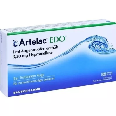 ARTELAC EDO Ögondroppar, 30X0,6 ml
