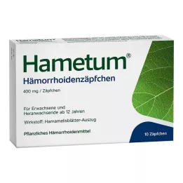 HAMETUM Suppositorier för hemorrojder, 10 st