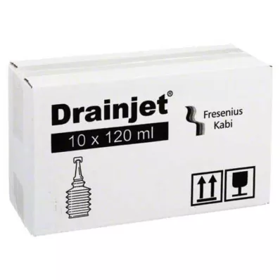 Freka Drainjet saltlösning 0,9% Iso, 10X120 ml Freka Drainjet saltlösning 0,9% Iso, 10X120 ml