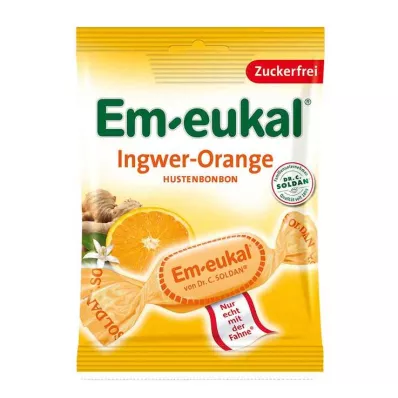 Em-eukal hostdroppar ingefära apelsin sockerfri, 75 g Em-eukal hostdroppar ingefära apelsin sockerfri, 75 g