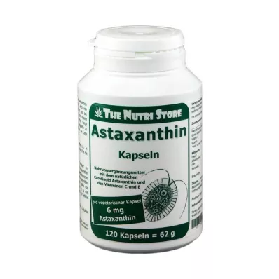 ASTAXANTHIN 6 mg vegetariska kapslar, 120 st