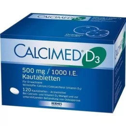 CALCIMED D3 500 mg/1000 I.U. Tuggtabletter, 120 st