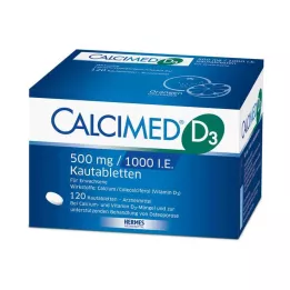 CALCIMED D3 500 mg/1000 I.U. Tuggtabletter, 120 st