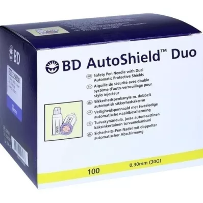 BD AUTOSHIELD Duo säkerhetspenna nålar 8 mm, 100 st
