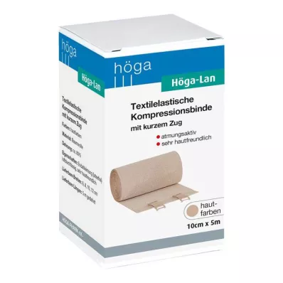 HÖGA-LAN Kort sträckbandage 10 cm x 5 m, 1 st