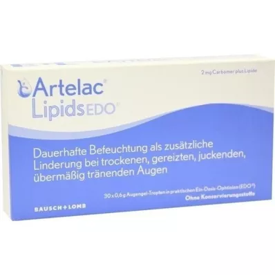 ARTELAC Lipider EDO Ögongel, 30X0,6 g