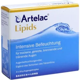 ARTELAC Lipider MD Ögongel, 3X10 g