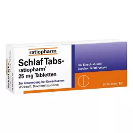 SCHLAF TABS-ratiopharm 25 mg tabletter, 20 st