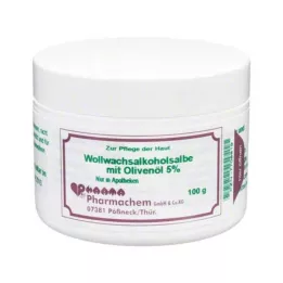 WOLLWACHSALKOHOLSALBE m.olivolja 5%, 100 g
