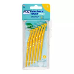 TEPE Interdentalborste Vinkel 0,7 mm ISO 4 gula, 6 st