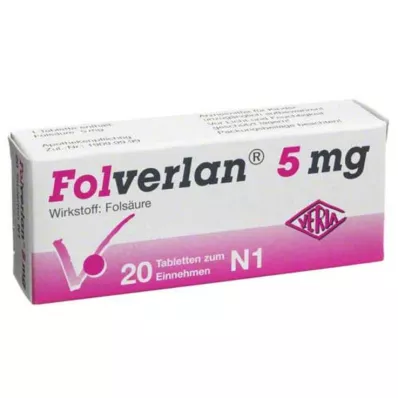 Folverlan 5 mg tabletter, 20 st Folverlan 5 mg tabletter, 20 st
