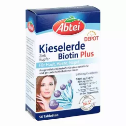 ABTEI Silica Plus Biotin depåtabletter, 56 st