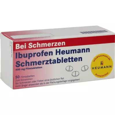 IBUPROFEN Heumann Smärttabletter 400 mg, 50 st