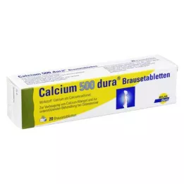 CALCIUM 500 dura brustabletter, 20 st