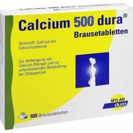 CALCIUM 500 dura brustabletter, 100 st