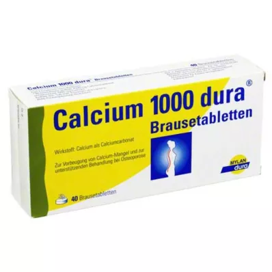 Kalcium 1000 dura brustabletter, 40 st Kalcium 1000 dura brustabletter, 40 st