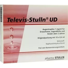 TELEVIS Stulln UD Ögondroppar, 10X0,6 ml