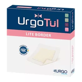 Urgotül Lite Border 8x8 cm bandage, 10 st