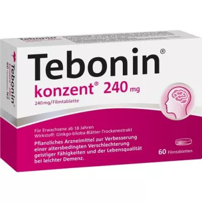 TEBONIN konzent 240 mg filmdragerade tabletter, 60 st