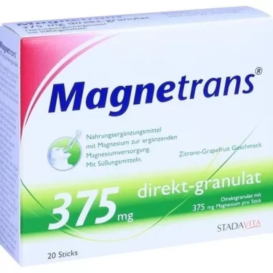 MAGNETRANS direkt 375 mg granulat, 20 st