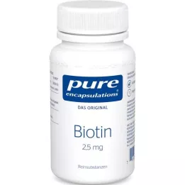 PURE ENCAPSULATIONS Biotin 2,5 mg kapslar, 60 kapslar